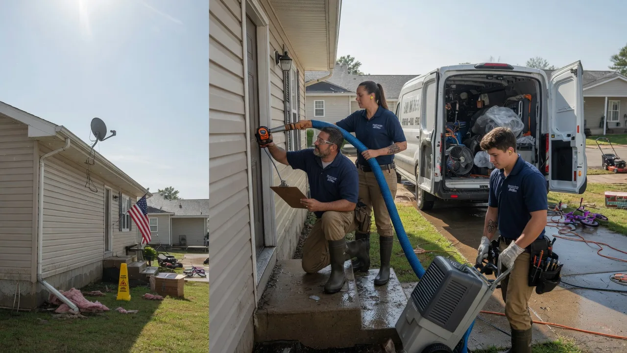 Ceiling Water Damage Restoration in Falling Waters, WV near me